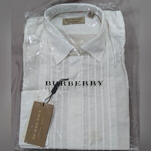 Burberry Pleated Tuxedo Shirt